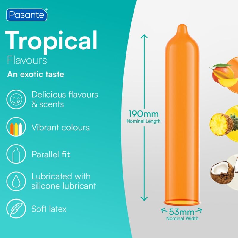 Pasante-Prezervative Arome Tropicale 144 Unități · Prezervative (imaginea 4)