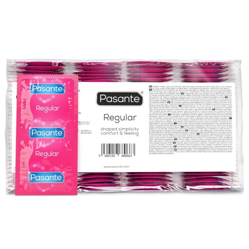 Pasante-Prezervative Regular Range-144 Bucăți