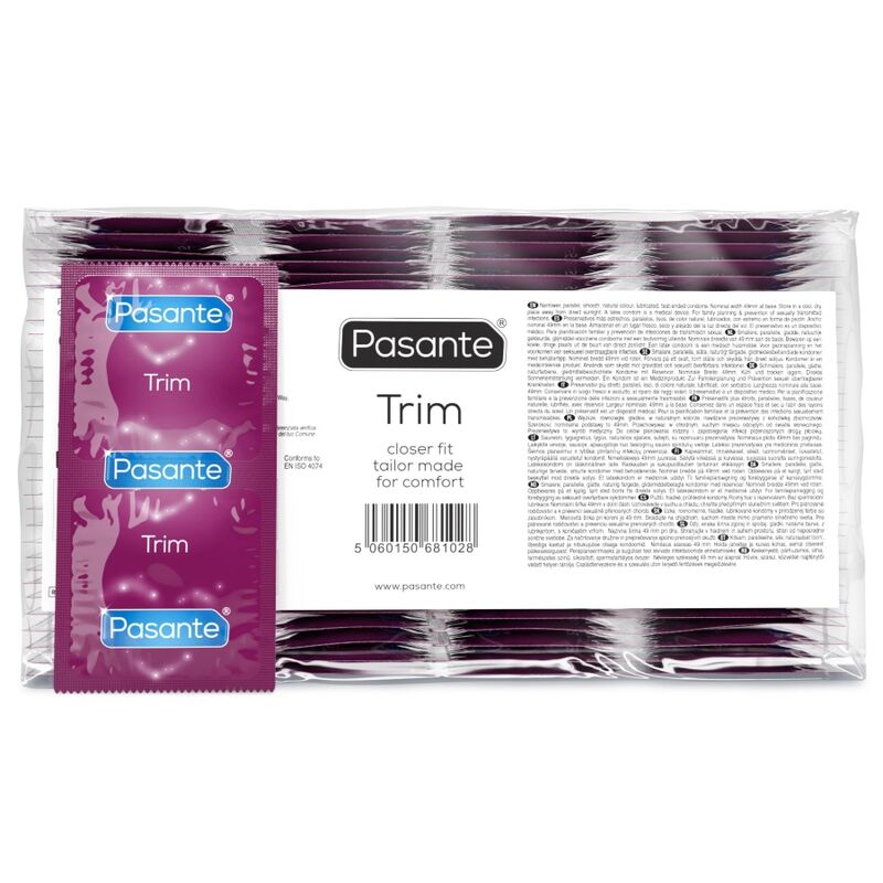 Pasante-Prezervative Trim Ajustate, Pachet 144 Bucăți-Latex · Prezervative