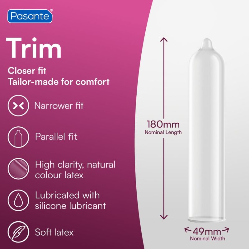 Pasante-Thin Trim Prezervative Subtiri, 3 Bucăți 3 Pasante-Thin Trim Prezervative Subtiri, 3 Bucăți · Prezervative (imaginea 3)