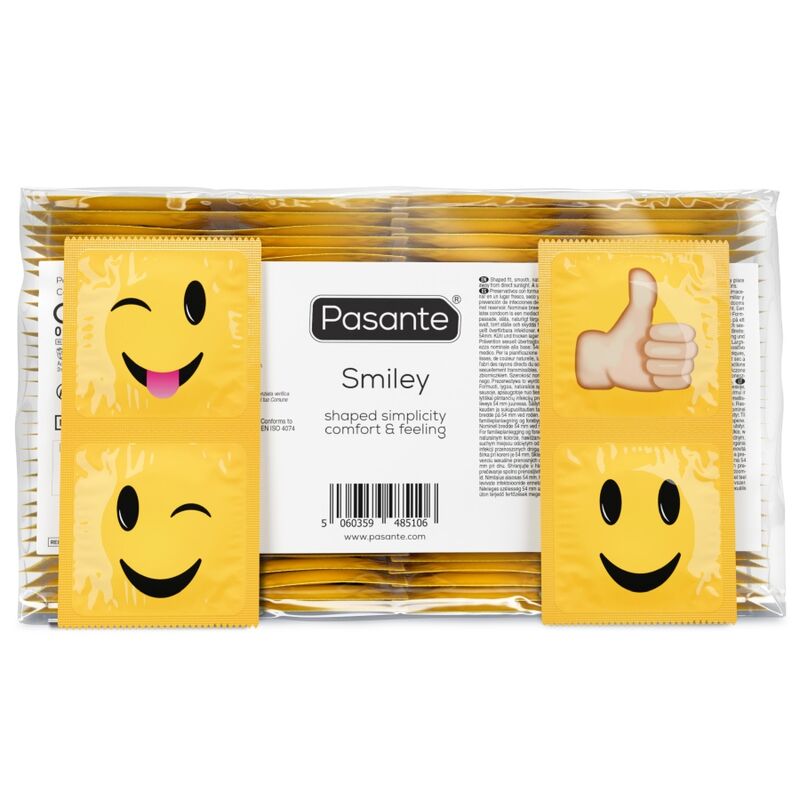 Pasante-Prezervative Smiley, Pungă 144 Bucăți-Latex