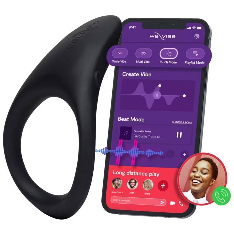 We-Vibe-Verge 2 Inel Vibrator pentru Penis cu Aplicație · Inele & Mansoane Penis (imaginea 6)